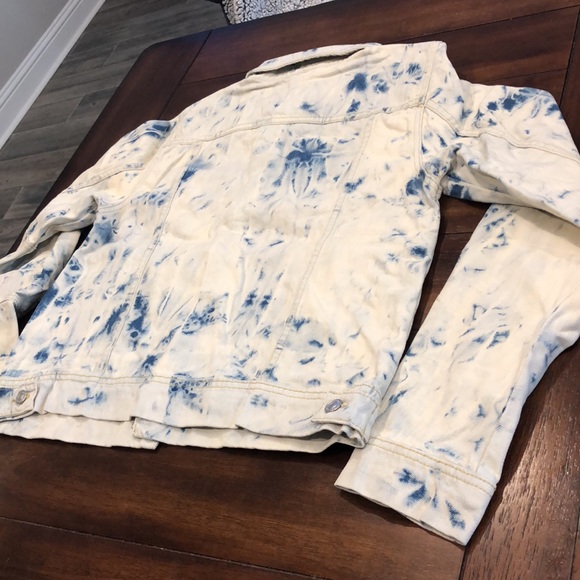 Free People Rumors Tie Dye Denim Jacket - Picture 11 of 15